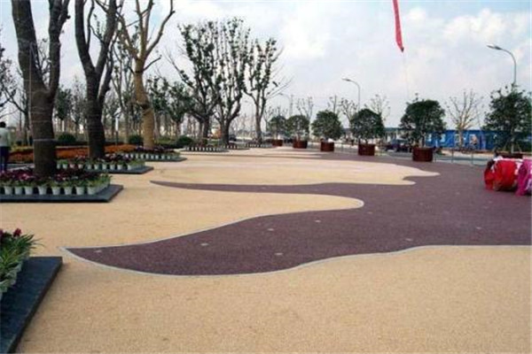 荆州彩色透水混凝土路面施工价格公开